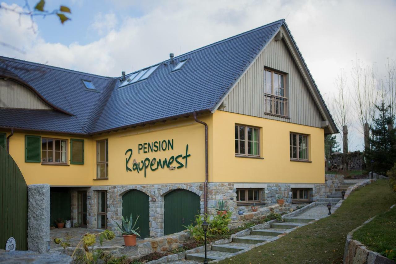 Pension Raupennest Mit Blockhaussauna Bautzen Exterior foto